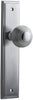 Iver Guildford Door Knob On Stepped Backplate - primehardware