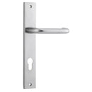 Iver Oslo Lever Door Handle On Rectangular Backplate - primehardware