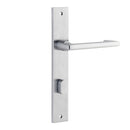 Iver Baltimore Return Door Lever Handle On Rectangular Backplate - primehardware