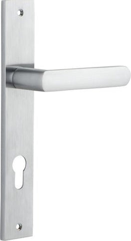 Iver Osaka Door Lever Handle On Rectangular Backplate