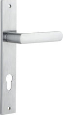Iver Osaka Door Lever Handle On Rectangular Backplate