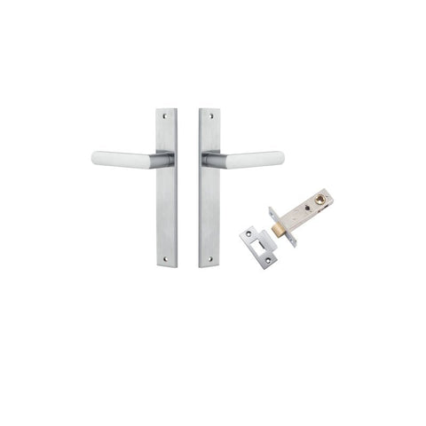 Iver Osaka Door Lever on Rectangular Backplate — Entrance Set (Key/Thumb) | Entrance Kit (Key/Thumb) | 6 Finishes - lifestyle