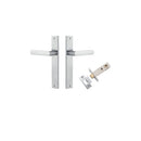 Iver Osaka Door Lever on Rectangular Backplate — Entrance Set (Key/Thumb) | Entrance Kit (Key/Thumb) | 6 Finishes - lifestyle