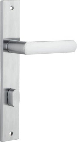Iver Osaka Door Lever Handle On Rectangular Backplate - primehardware