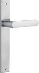 Iver Osaka Door Lever on Rectangular Backplate — Entrance Set (Key/Thumb) | Entrance Kit (Key/Thumb) | 6 Finishes - lifestyle