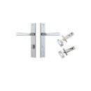 Iver Copenhagen Door Lever Handle On Rectangular Backplate - primehardware