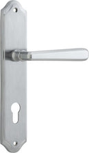 Iver Copenhagen Door Lever Handle On Shouldered Backplate - primehardware