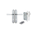 Iver Copenhagen Door Lever Handle On Shouldered Backplate - primehardware