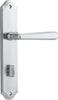 Iver Copenhagen Door Lever Handle On Shouldered Backplate - primehardware