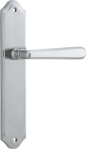 Iver Copenhagen Door Lever Handle On Shouldered Backplate - primehardware
