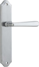 Iver Copenhagen Door Lever Handle On Shouldered Backplate - primehardware