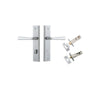 Iver Copenhagen Door Lever Handle On Stepped Backplate - primehardware