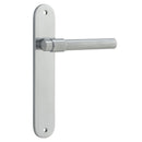 Iver Helsinki Door Lever Handle On Oval Backplate - primehardware