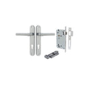 Iver Helsinki Door Lever Handle On Oval Backplate - primehardware