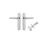 Iver Helsinki Door Lever Handle On Oval Backplate