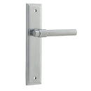 Iver Helsinki Door Lever Handle On Stepped Backplate - primehardware
