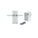 Iver Helsinki Door Lever Handle On Chamfered Backplate