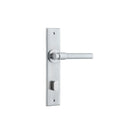 Iver Helsinki Door Lever Handle On Chamfered Backplate - primehardware