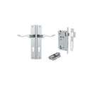 Iver Stirling Door Lever Handle On Rectangular Backplate - primehardware