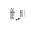 Iver Stirling Door Lever Handle On Shouldered Backplate - primehardware