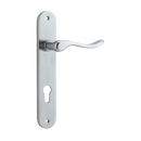 Iver Stirling Door Lever Handle On Oval Backplate - primehardware