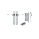 Iver Stirling Door Lever Handle On Oval Backplate - primehardware