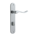 Iver Stirling Door Lever Handle On Oval Backplate - primehardware