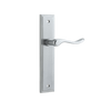 Iver Stirling Door Lever Handle On Stepped Backplate - primehardware