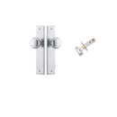 Iver Cambridge Door Knob On Chamfered Backplate - primehardware