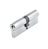 Zanda Euro Profile Cylinder 70Mm – 6 Pin Satin Chrome - primehardware