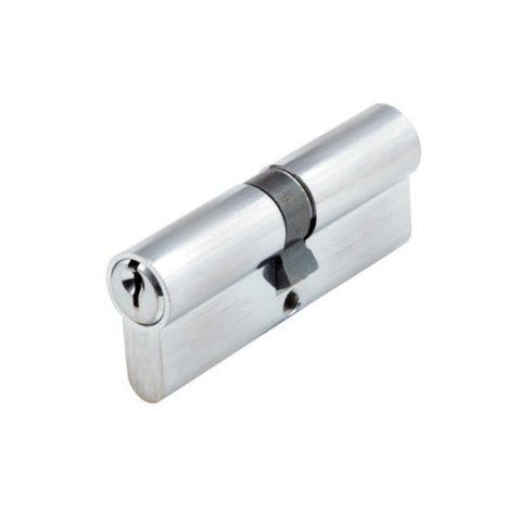 Zanda Euro Profile Cylinder 70Mm – 6 Pin Satin Chrome - primehardware