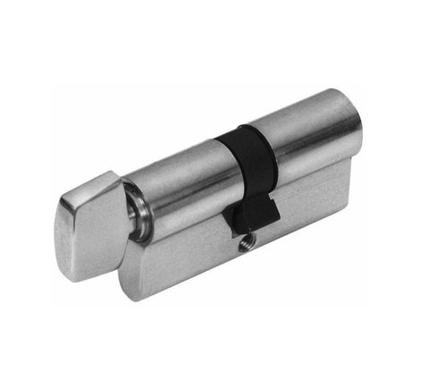 Zanda Euro Profile Cylinder 70Mm – 6 Pin Satin Chrome - primehardware