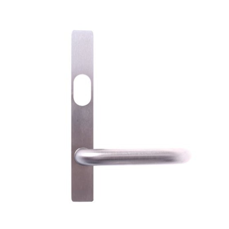 Lockwood 4601 Square End Plate With Cylinder Hole & 70 Lever Polished Brass 4601/70PB - primehardware