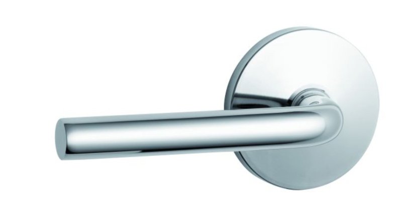 Lockwood 1360 Series D97 Lever on Round Rose Full Set Right Hand Satin Chrome 1360/1361/D97RS - primehardware