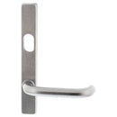 Lockwood 4601 Square End Plate With Cylinder Hole & 70 Lever Satin Brass 4601/70SB - primehardware