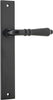 Iver Sarlat Lever Door Handle On Rectangular Backplate - primehardware