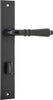 Iver Sarlat Lever Door Handle On Rectangular Backplate - primehardware