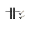 Iver Baltimore Door Lever Handle On Rectangular Backplate - primehardware