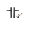 Iver Oxford Door Lever Handle On Rectangular Backplate - primehardware