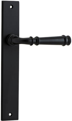 Iver Verona Door Lever Handle On Rectangular Backplate - primehardware