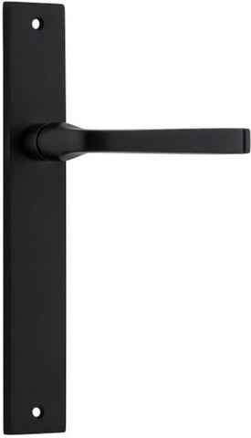 Iver Annecy Door Lever Handle On Rectangular Backplate - primehardware