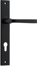 Iver Annecy Door Lever Handle On Rectangular Backplate - primehardware
