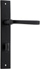 Iver Annecy Door Lever Handle On Rectangular Backplate - primehardware