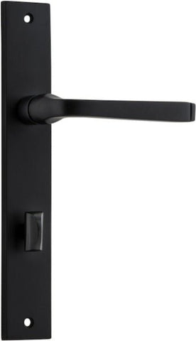 Iver Annecy Door Lever Handle On Rectangular Backplate - primehardware