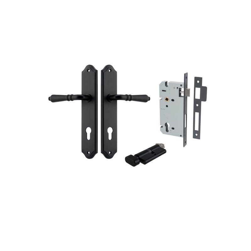 IVER SARLAT LEVER DOOR HANDLE ON SHOULDERED BACKPLATE - CUSTOMISE TO YOUR NEEDS