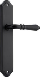 Iver Sarlat Lever Door Handle On Shouldered Backplate - primehardware