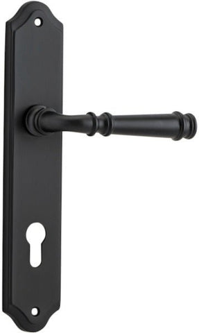 Iver Verona Door Lever Handle On Shouldered Backplate - primehardware