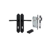Iver Annecy Door Lever Handle On Shouldered Backplate - primehardware