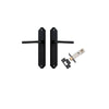 Iver Annecy Door Lever Handle On Shouldered Backplate - primehardware