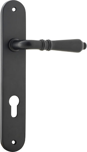 IVER SARLAT LEVER DOOR HANDLE ON OVAL BACKPLATE - CUSTOMISE TO YOUR NEEDS